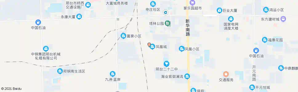 邢台凤凰西区_公交站地图_邢台公交_妙搜公交查询2025