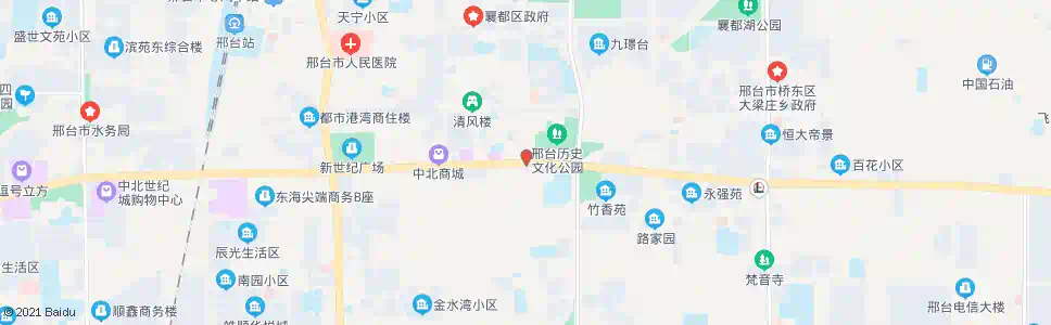 邢台历史文化公园_公交站地图_邢台公交_妙搜公交查询2025