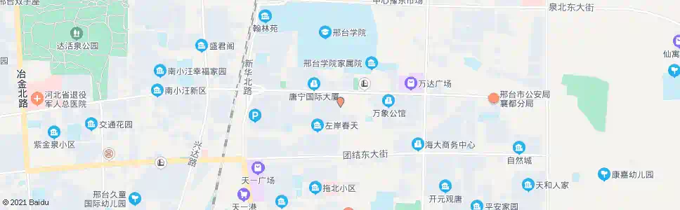 邢台左岸春天北口_公交站地图_邢台公交_妙搜公交查询2025