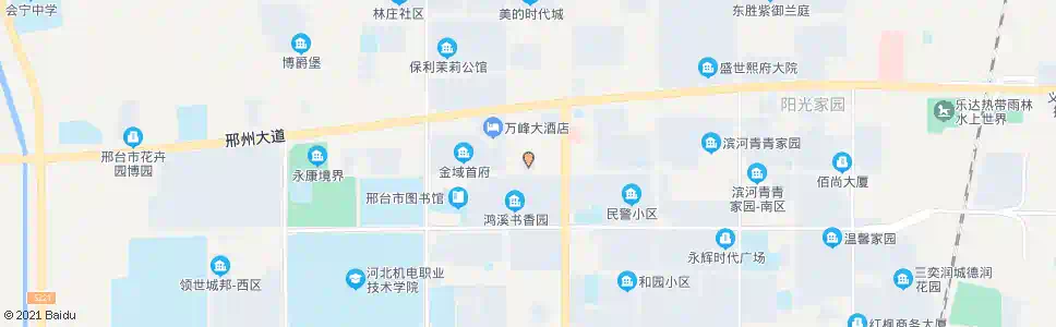 邢台桥西检察院_公交站地图_邢台公交_妙搜公交查询2025