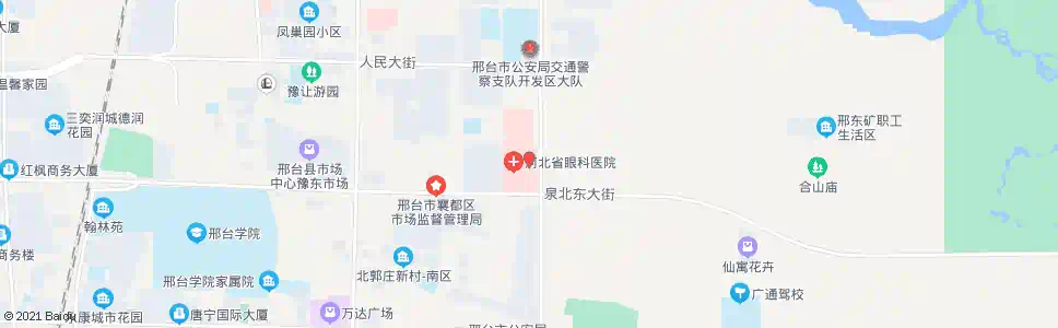 邢台眼科医院(公交北关停车厂)_公交站地图_邢台公交_妙搜公交查询2025