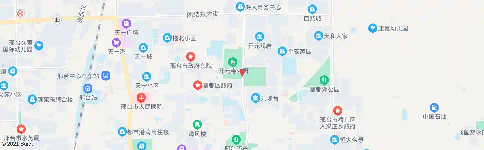 邢台开元寺公园_公交站地图_邢台公交_妙搜公交查询2025