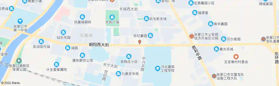 张家口世纪豪园_公交站地图_张家口公交_妙搜公交查询2025