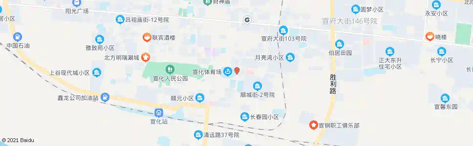 张家口体育场(电子市场)_公交站地图_张家口公交_妙搜公交查询2025