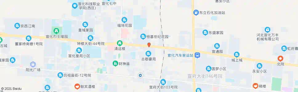 张家口大东门_公交站地图_张家口公交_妙搜公交查询2025