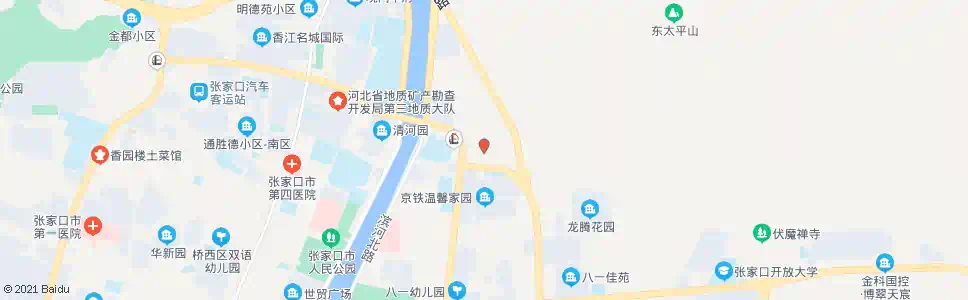 张家口第三附属医院(鱼儿山)_公交站地图_张家口公交_妙搜公交查询2025