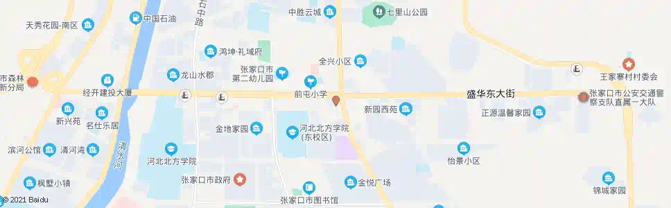 张家口前屯_公交站地图_张家口公交_妙搜公交查询2025