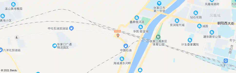 张家口西开装饰城_公交站地图_张家口公交_妙搜公交查询2025