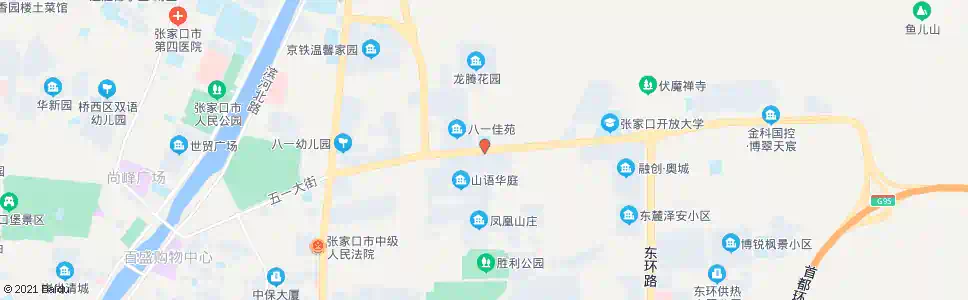 张家口五一东大街_公交站地图_张家口公交_妙搜公交查询2025