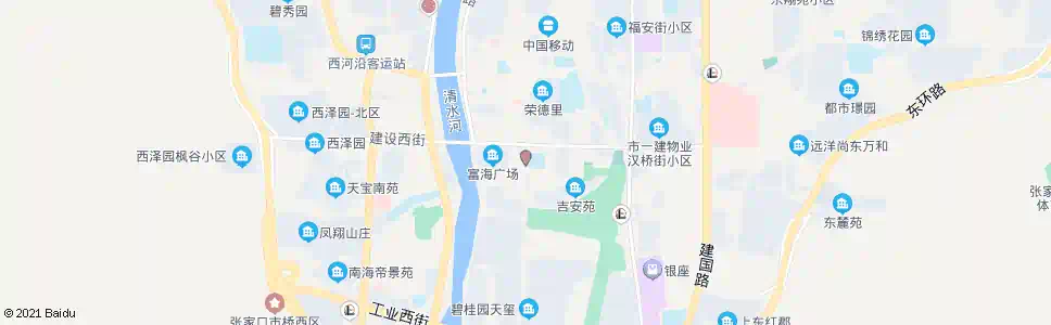 张家口菜园街_公交站地图_张家口公交_妙搜公交查询2025