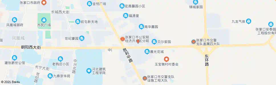 张家口交警支队_公交站地图_张家口公交_妙搜公交查询2025