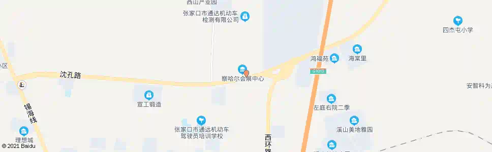 张家口通泰国际家居建材城_公交站地图_张家口公交_妙搜公交查询2025