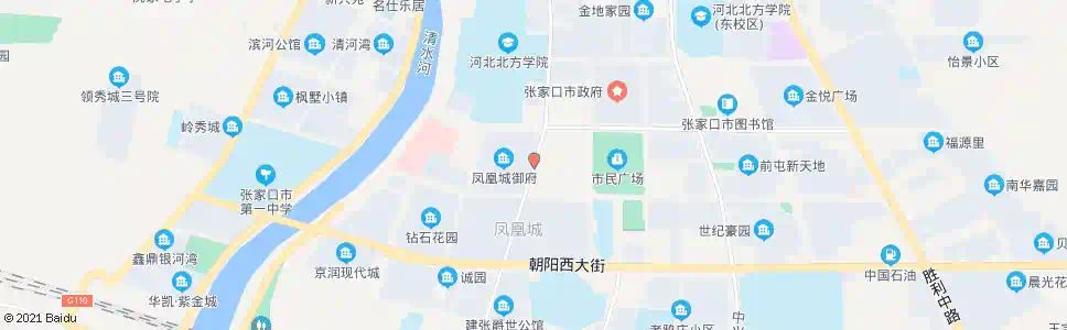 张家口老鸦庄北_公交站地图_张家口公交_妙搜公交查询2025