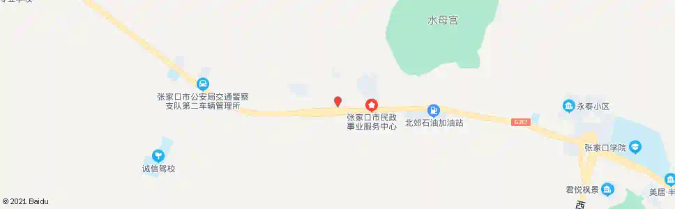张家口糖尿病医院(市政公司)_公交站地图_张家口公交_妙搜公交查询2025