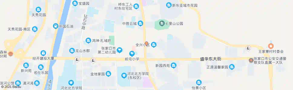 张家口第一无线电厂开_公交站地图_张家口公交_妙搜公交查询2025