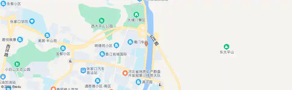 张家口东花园小区_公交站地图_张家口公交_妙搜公交查询2025