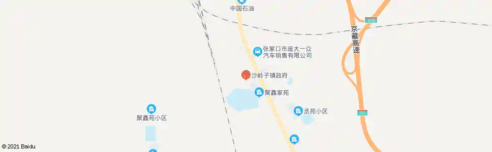 张家口沙岭子镇_公交站地图_张家口公交_妙搜公交查询2025