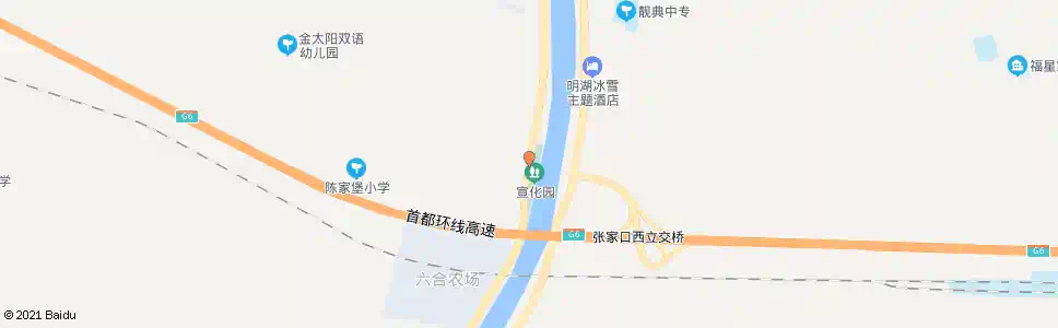 张家口北方花木基地(G110)_公交站地图_张家口公交_妙搜公交查询2025