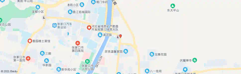 张家口三附院_公交站地图_张家口公交_妙搜公交查询2025