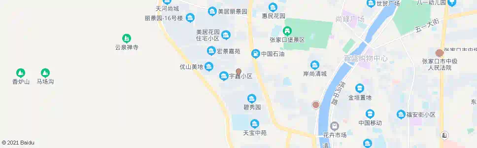 张家口开关总厂_公交站地图_张家口公交_妙搜公交查询2025