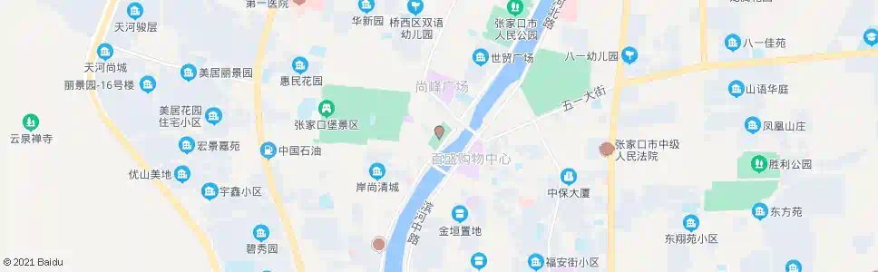 张家口展览馆_公交站地图_张家口公交_妙搜公交查询2025