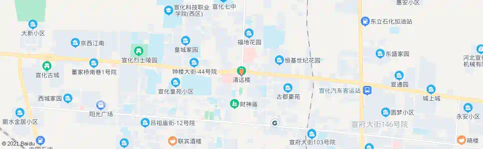 张家口鼓楼_公交站地图_张家口公交_妙搜公交查询2025