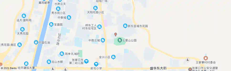 张家口叉道桥_公交站地图_张家口公交_妙搜公交查询2025