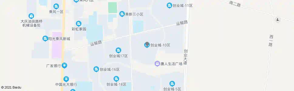 大庆创业城10区_公交站地图_大庆公交_妙搜公交查询2025