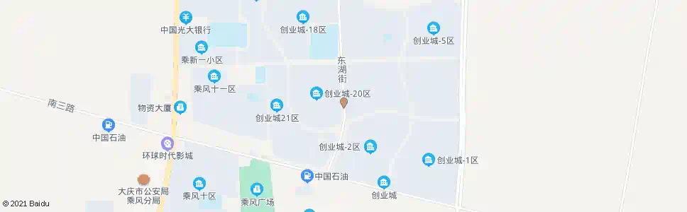 大庆创业城四区_公交站地图_大庆公交_妙搜公交查询2025