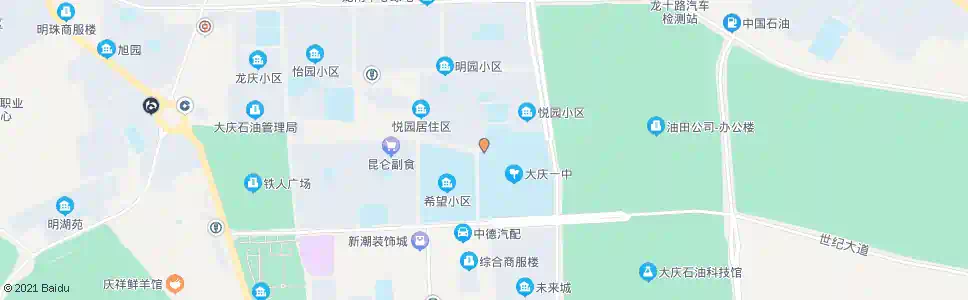 大庆小区西门_公交站地图_大庆公交_妙搜公交查询2025