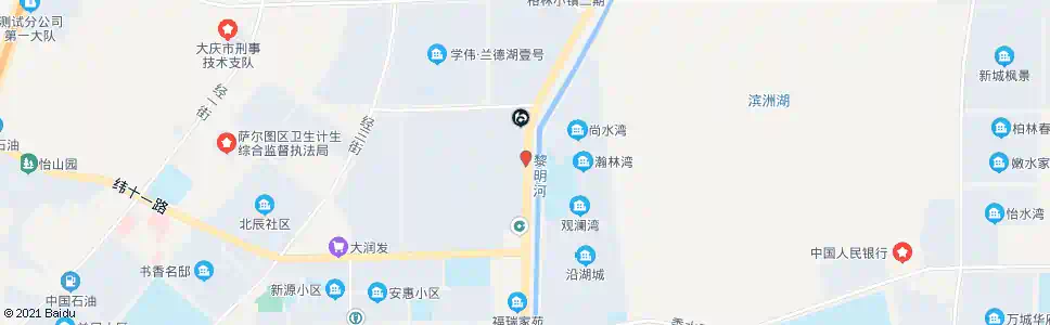 大庆绿色家园东门_公交站地图_大庆公交_妙搜公交查询2025