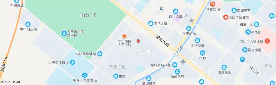 大庆万宝物业_公交站地图_大庆公交_妙搜公交查询2025