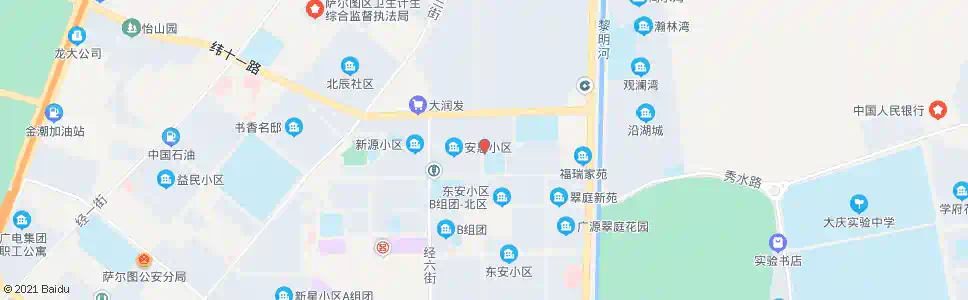 大庆新村五区_公交站地图_大庆公交_妙搜公交查询2025