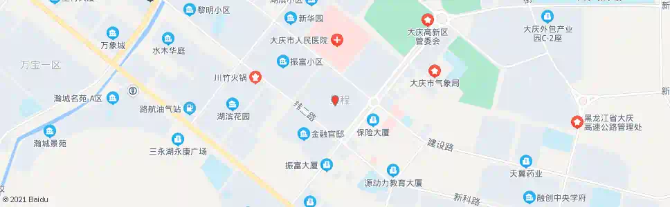 大庆景程小区_公交站地图_大庆公交_妙搜公交查询2025