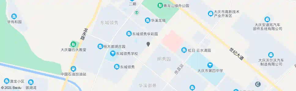大庆东城领秀D区_公交站地图_大庆公交_妙搜公交查询2025