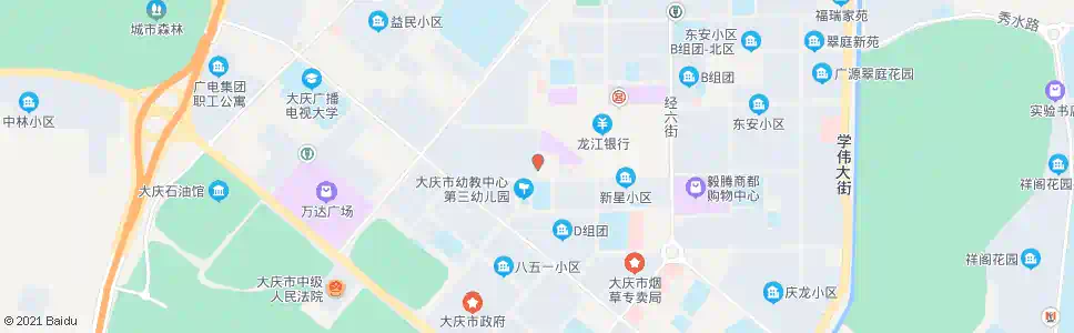 大庆经四街_公交站地图_大庆公交_妙搜公交查询2025