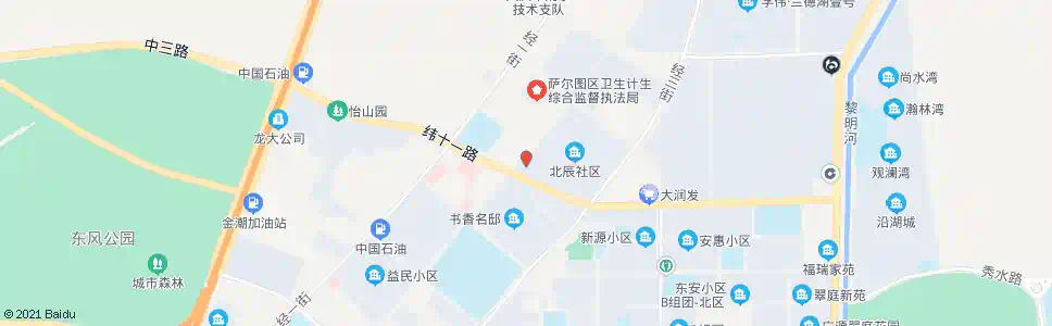 大庆北辰39号楼_公交站地图_大庆公交_妙搜公交查询2025