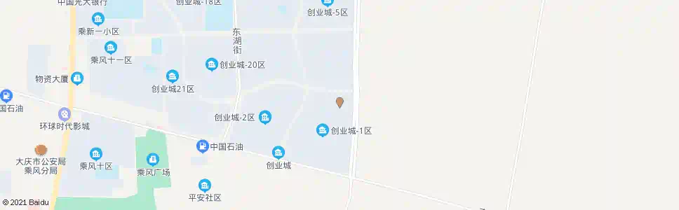 大庆创业城一区_公交站地图_大庆公交_妙搜公交查询2025