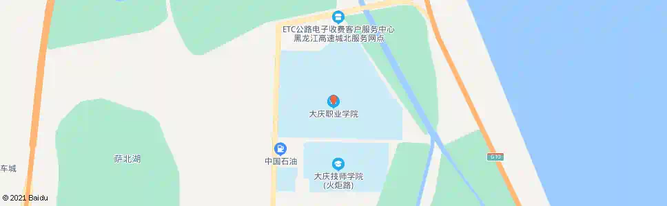 大庆职业学院_公交站地图_大庆公交_妙搜公交查询2025
