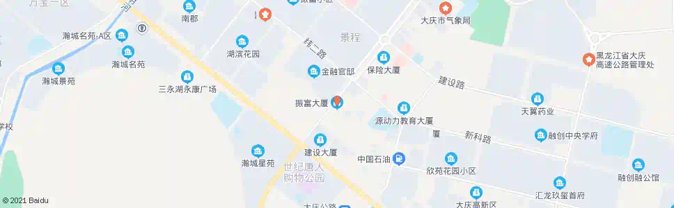 大庆振富大厦_公交站地图_大庆公交_妙搜公交查询2025
