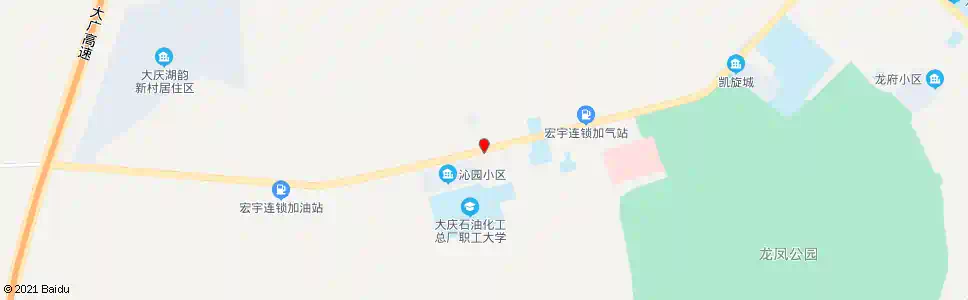 大庆职工大学_公交站地图_大庆公交_妙搜公交查询2025