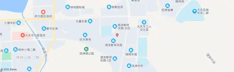 大庆湖滨超市_公交站地图_大庆公交_妙搜公交查询2025