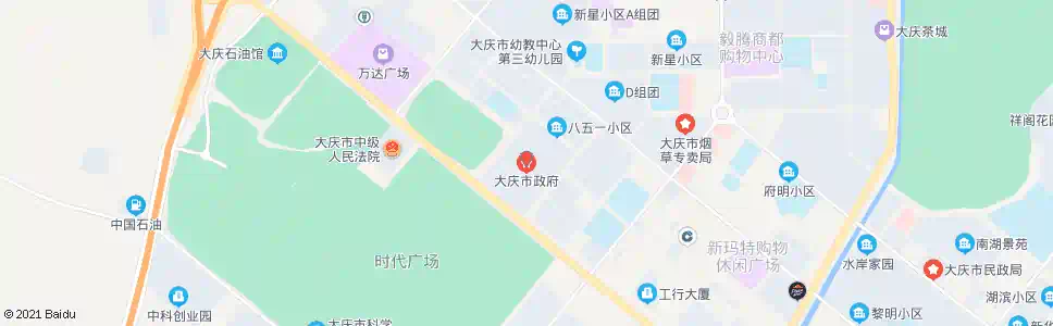 大庆市政府_公交站地图_大庆公交_妙搜公交查询2025