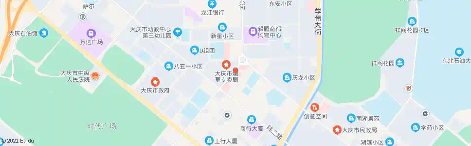 大庆新村医院_公交站地图_大庆公交_妙搜公交查询2025