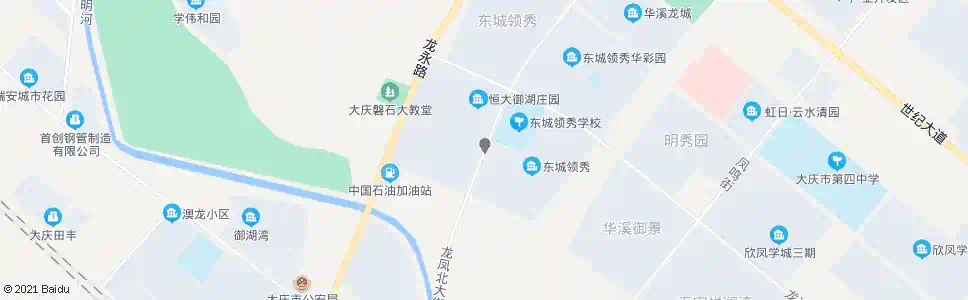 大庆东城领秀C区_公交站地图_大庆公交_妙搜公交查询2025