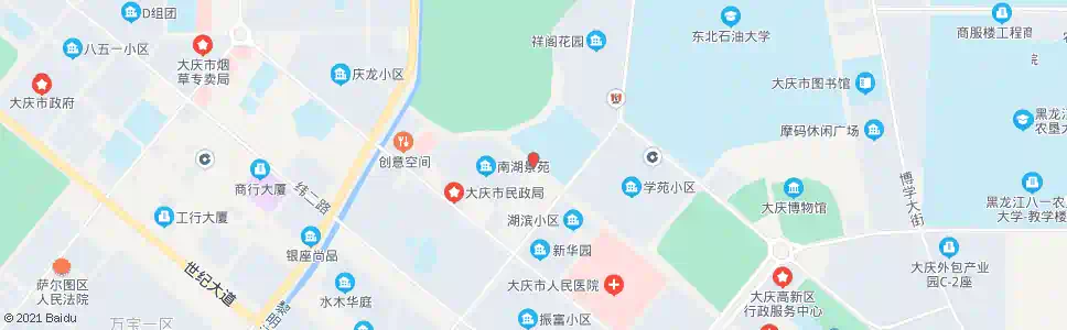 大庆祥阁学校_公交站地图_大庆公交_妙搜公交查询2025