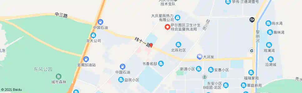 大庆萨区医院_公交站地图_大庆公交_妙搜公交查询2025