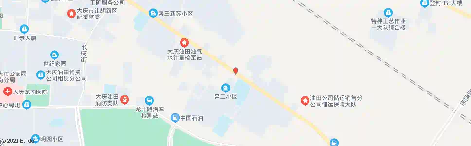 大庆奔二村_公交站地图_大庆公交_妙搜公交查询2025