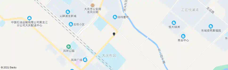 大庆大庆东站临时站_公交站地图_大庆公交_妙搜公交查询2025