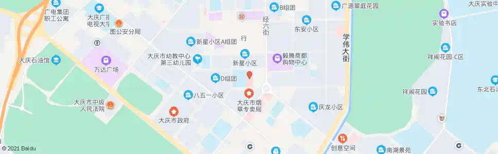 大庆东城医院_公交站地图_大庆公交_妙搜公交查询2025